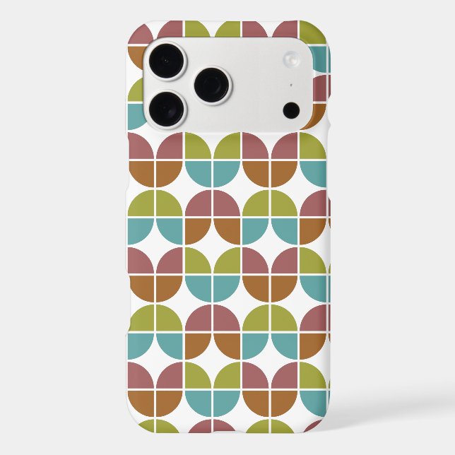 Retro Quarters Pattern Case-Mate iPhone Case (Back)