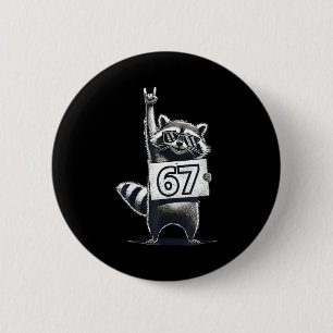 Retro Raccoon 67 Shirts Rock Music Men Kids Women Button