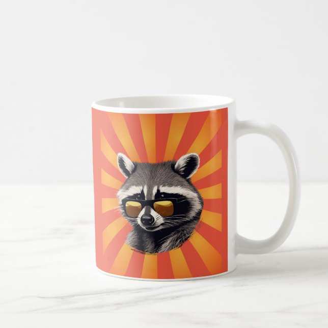 Retro Raccoon Mug (Right)