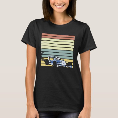 Retro Racing Car Mechanic Sports fan Speed Fast Ca T-Shirt