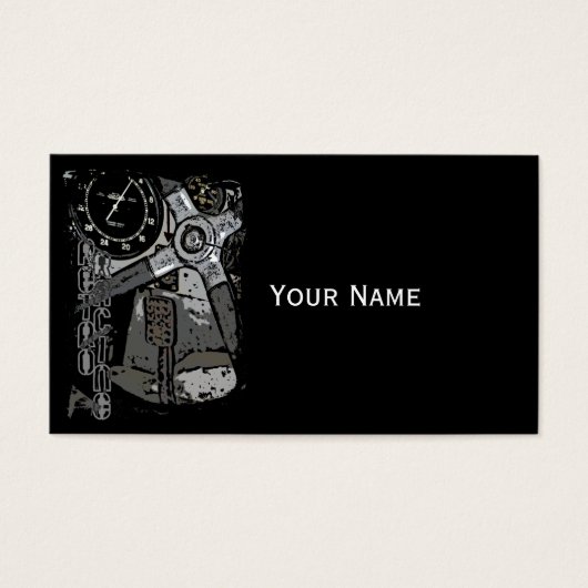 Retro Racing Oldtimer Details Graphic Design (Front)