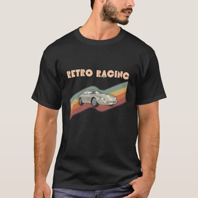 retro racing t-shirts (Front)