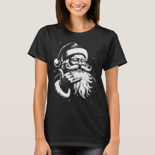 Retro Rad Christmas Mele Kalikimaka Santa Shaka Ha T-Shirt