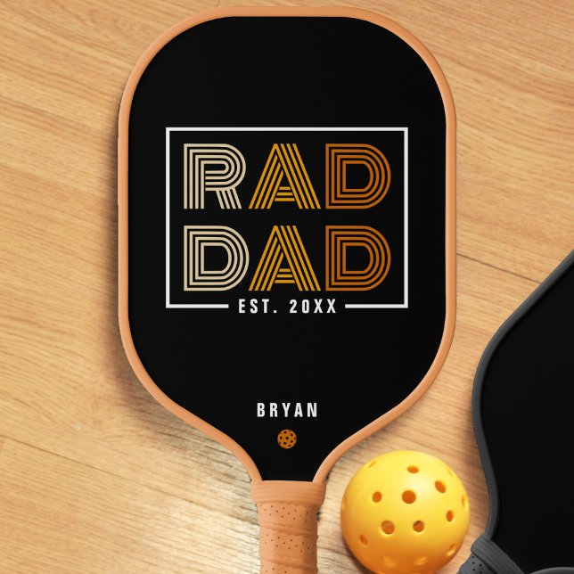 Retro Rad Dad Pickleball Paddle (Retro Rad Dad )