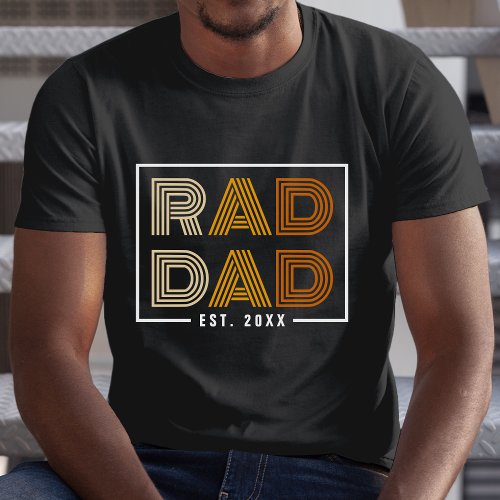 Retro Rad Dad T_Shirt