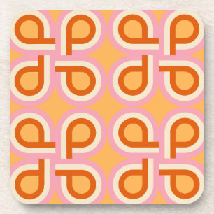 Retro Radiance Beverage Coaster