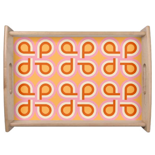 Retro Radiance Serving Tray (Front)