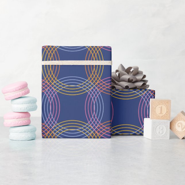 Retro Radiance Wrapping Paper (Baby Shower)
