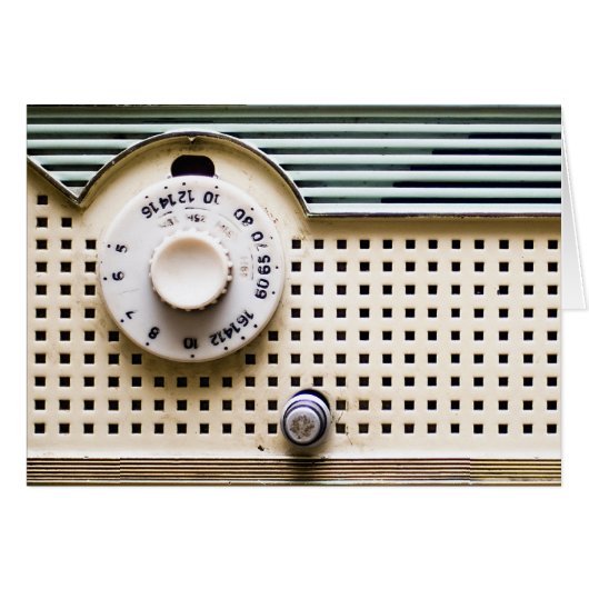 Retro radio cards (Front Horizontal)