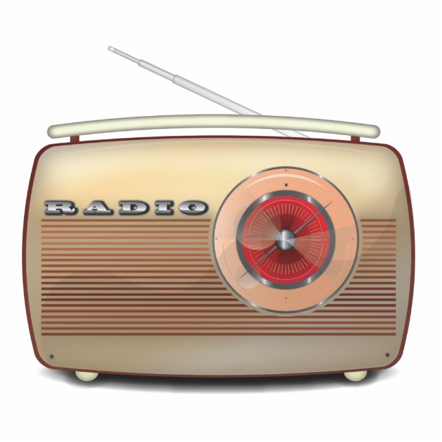 Retro Radio Classic Statuette (Front)