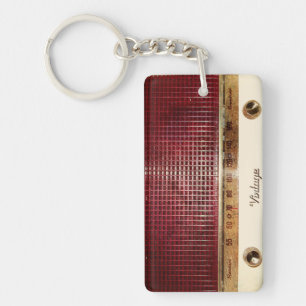Retro radio keychain