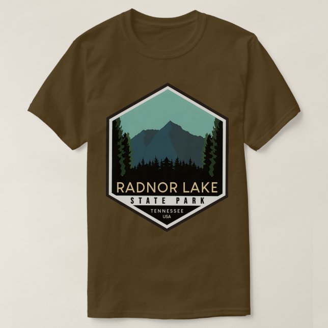 Retro Radnor Lake State Park Tennessee T-Shirt (Design Front)