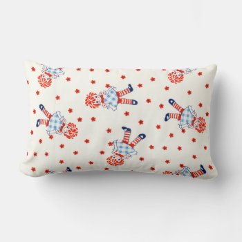 Retro Rag Doll Girly Lumbar Throw Pillow by camcguire at Zazzle