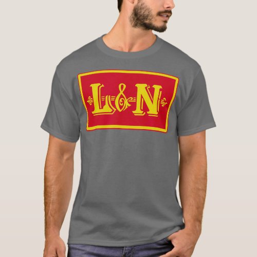 Retro Railroad Louisville and Nashville Railway T_Shirt