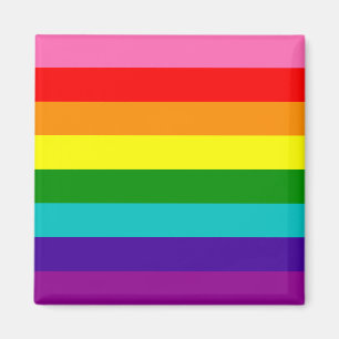 Retro Rainbow 8 Pride Magnet