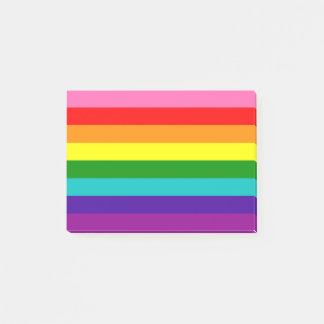Retro Rainbow 8 Pride Post-it Notes