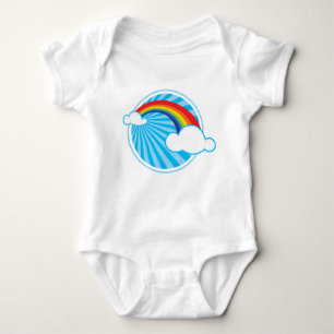 RETRO RAINBOW BABY BODYSUIT