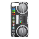 retro rainbow buttons boombox ghetto master iPhone 8/7 case