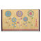 Retro Rainbow Flower Name IPAD Caseable Folio Case