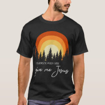 Retro Rainbow In The Morning When I Rise Give Me J T-Shirt