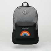 Personalized Backpack Printed With Name Royal Blue 