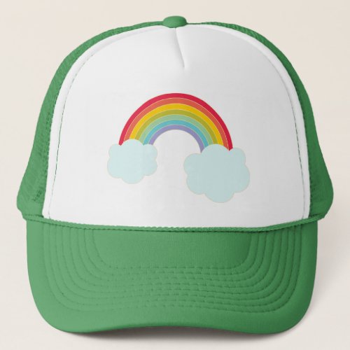 Retro Rainbow Trucker Hat