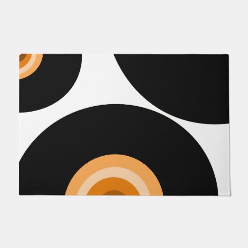 Retro Rainbow Vinyl 2 wall art Doormat