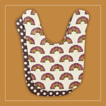 Retro Rainbows in Vintage California Surfer Colors