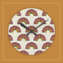 Retro Rainbows in Vintage California Surfer Colors