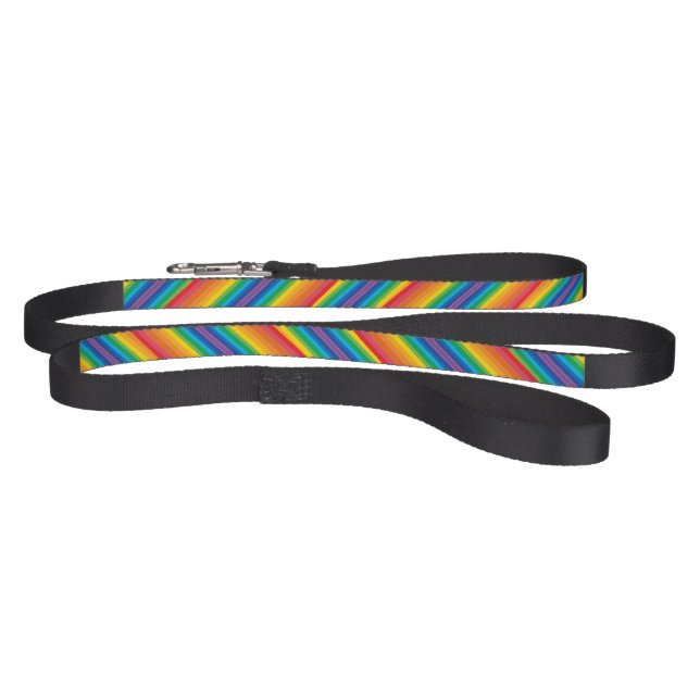 Retro Rainbows Pet Leash (Full)
