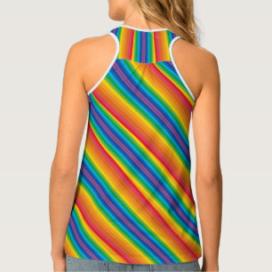 Retro Rainbows Tank Top