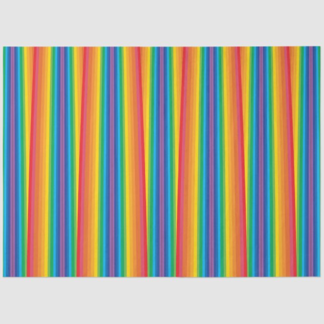 Retro Rainbows Tissue Paper (Front)