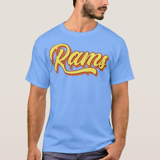 Retro Rams Typography T-Shirt