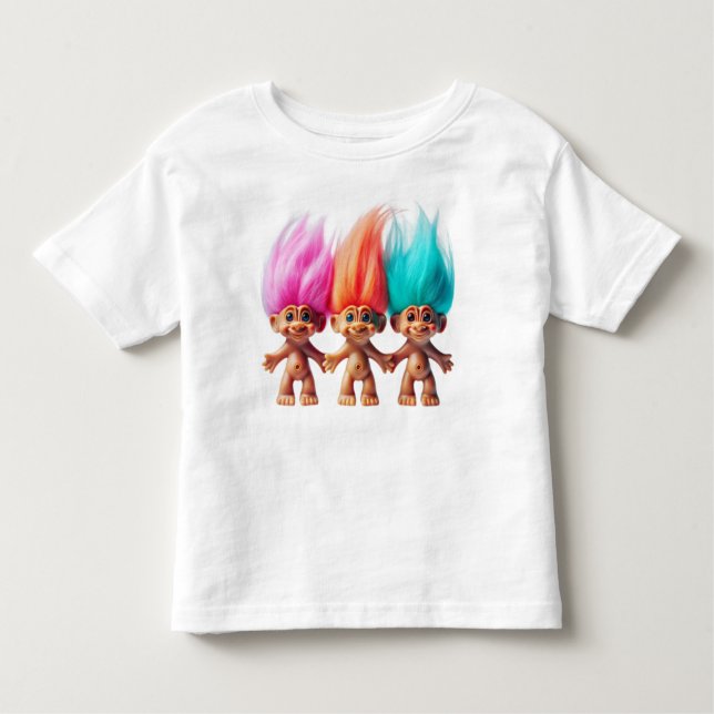 Retro Rascal Trolls Toddler T-shirt (Front)