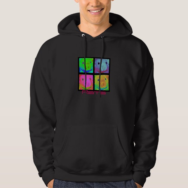 Retro Rat Hoody T-Shirt (Front)
