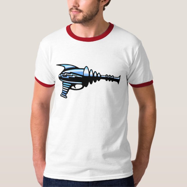 Retro ray gun, for sci-fi fans. T-Shirt (Front)