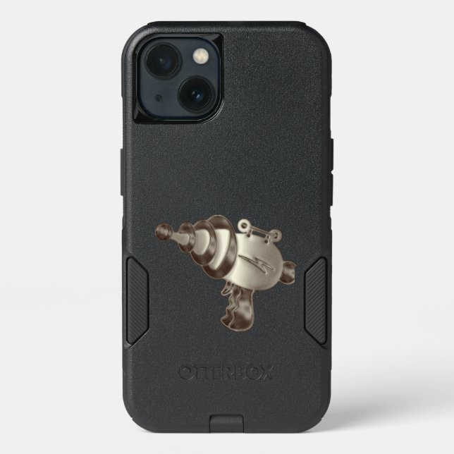 Retro Ray Gun Otterbox iPhone Case (Back)