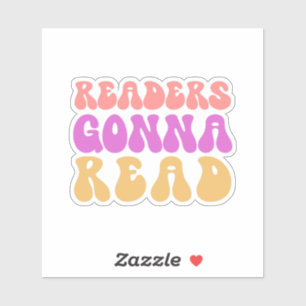 Retro Readers Gonna Read Sticker