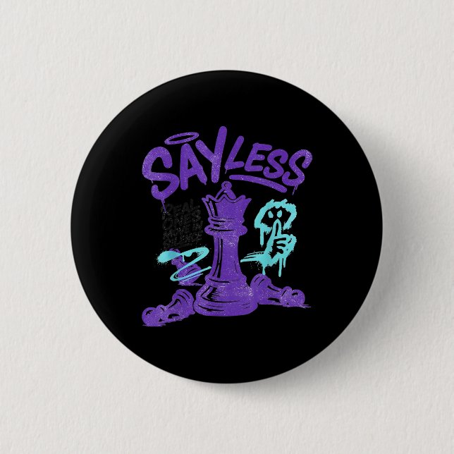 Retro Real Ones Move In Silence Money Quote Urban  Button (Front)
