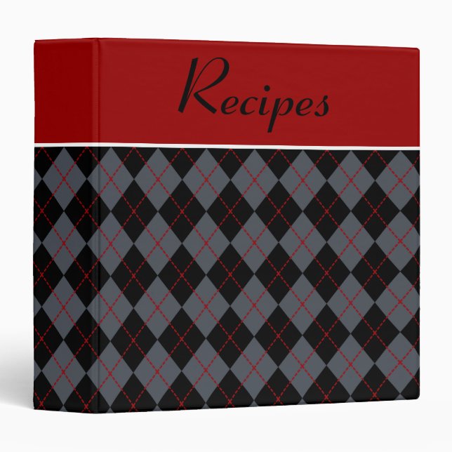 Retro Recipe Binder (Front/Spine)