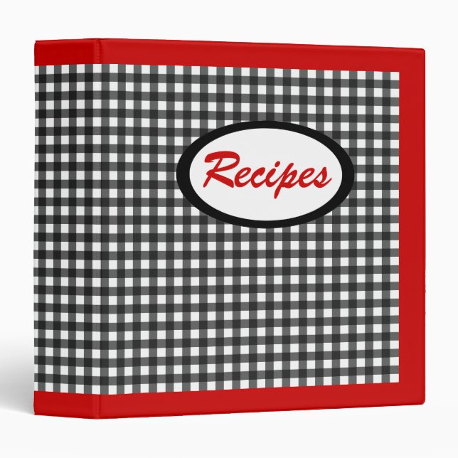 Retro Recipe Binder (Front/Spine)