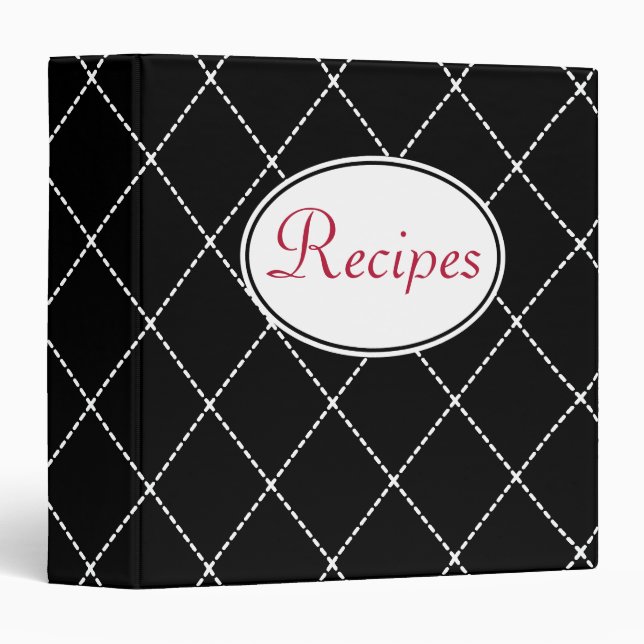 Retro Recipe Binder (Front/Spine)
