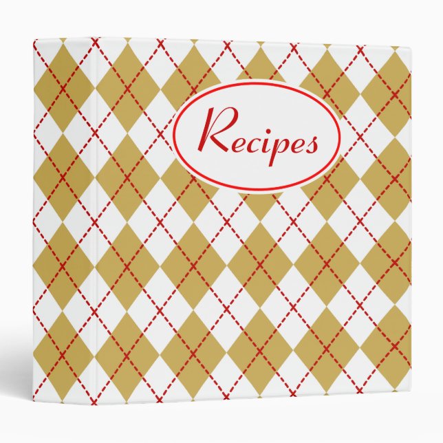 Retro Recipe Binder (Front/Spine)