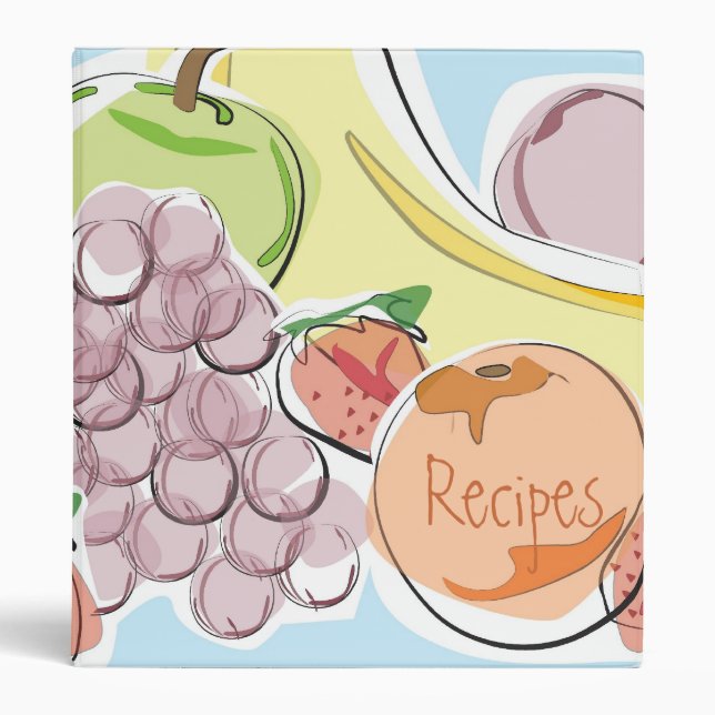 Retro Recipe Binder (Front)