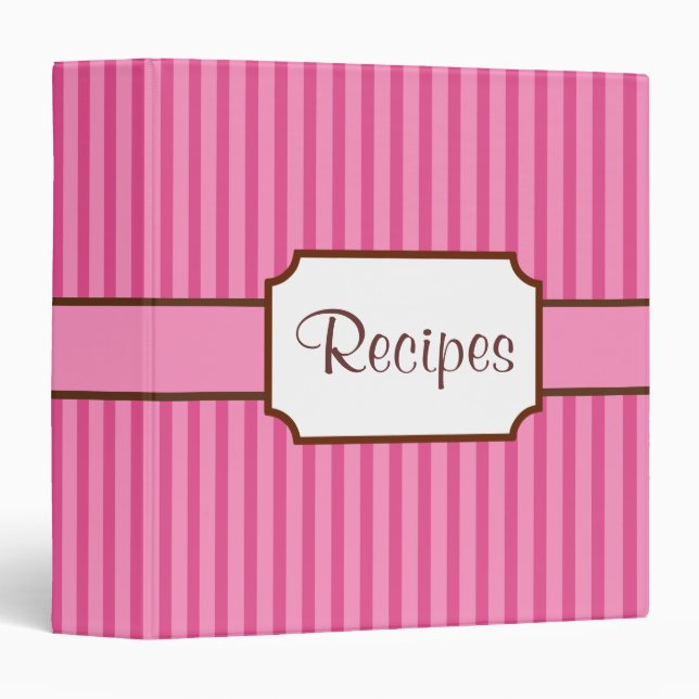 Retro Recipe Binder (Front/Spine)
