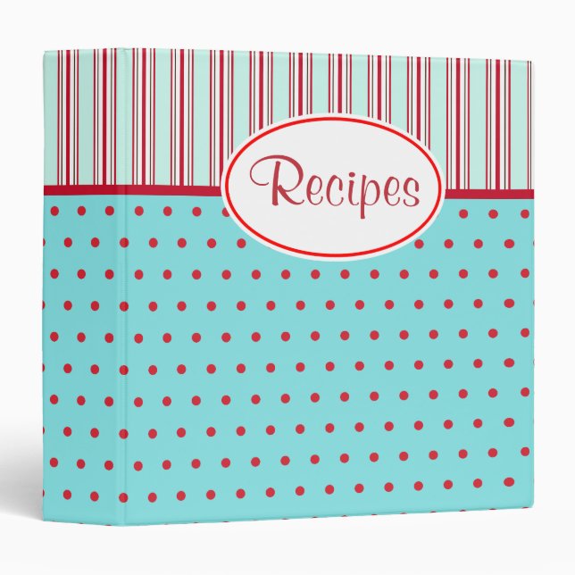 Retro Recipe Binder (Front/Spine)