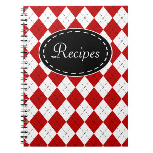 Retro Recipe Kitchen Notebook Gift