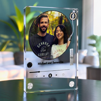 Retro Record Music Themed Add Your Own Photo