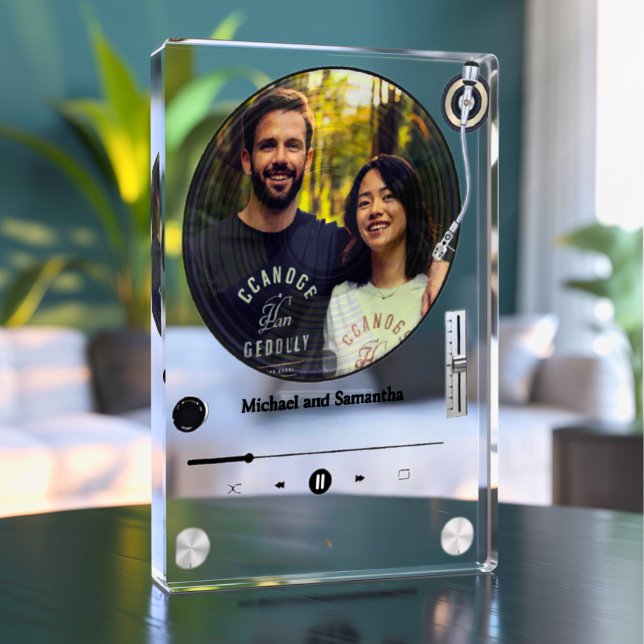 Retro Record Music Themed Add Your Own Photo Block (Creator Uploaded)