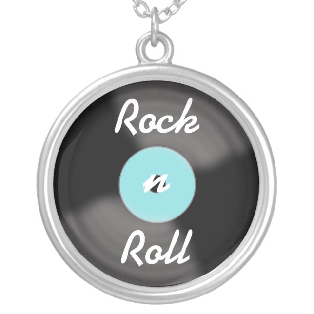 Retro Record Necklace (Front)